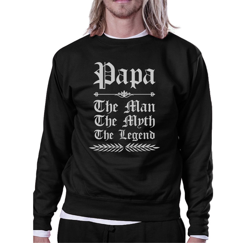 Vintage Gothic Papa Mens/Unisex Fleece Sweatshirt - Cart2u.ro