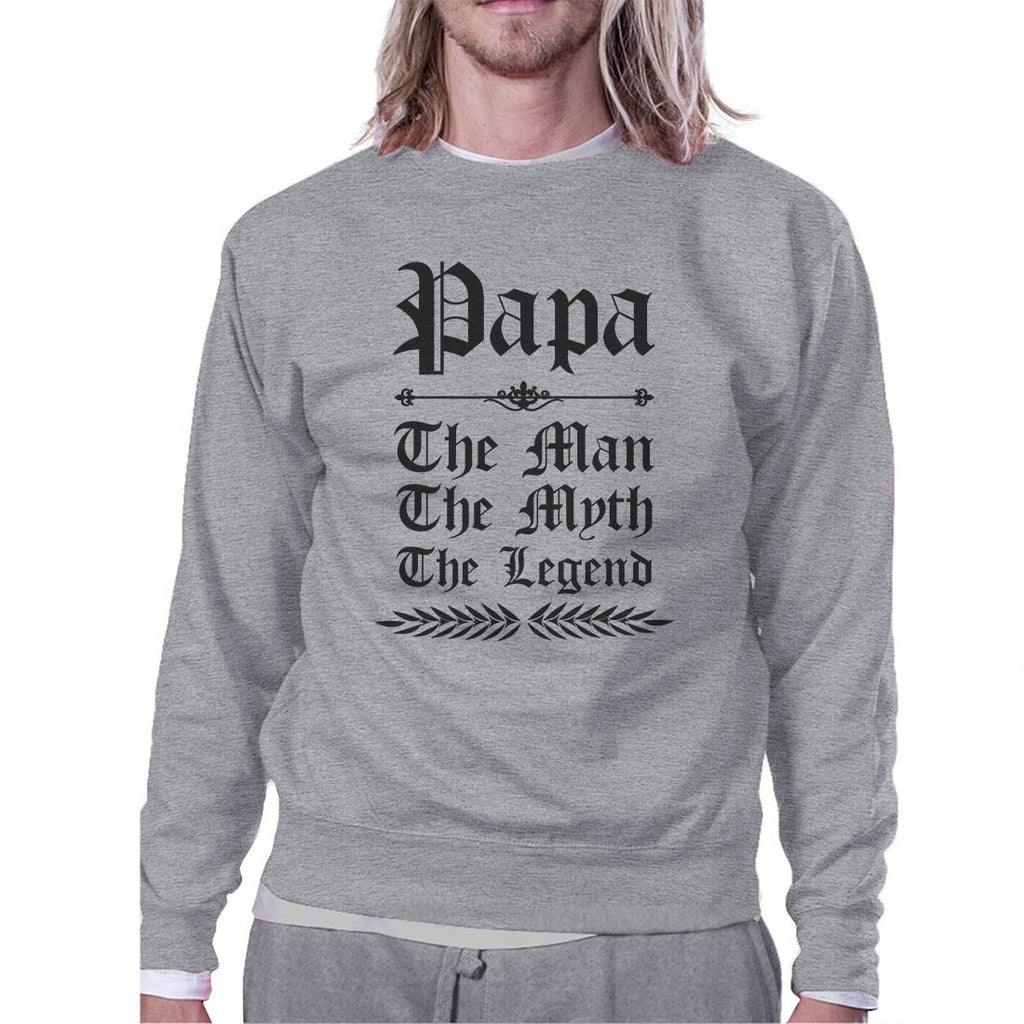 Vintage Gothic Papa Mens/Unisex Fleece Sweatshirt - Cart2u.ro