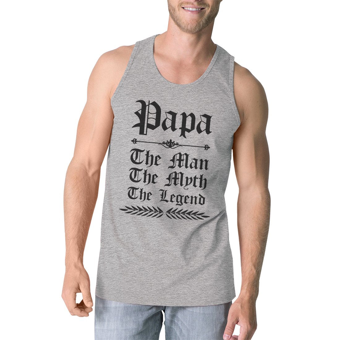 Vintage Gothic Papa Mens Lovely Gym Fathers Day - Cart2u.ro