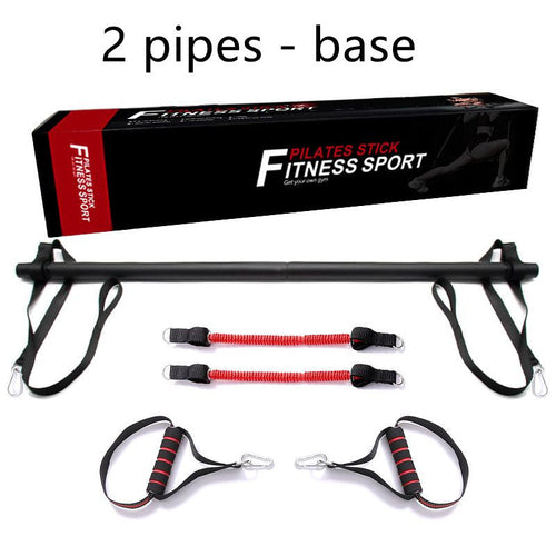 Pilates Bar Kit With Resistance Bands Portable Home Gym Workout - Cart2u.ro
