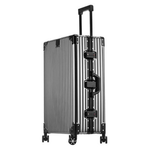 Aluminum Magnesium Alloy Luggage Large Capacity Trolley Case - Cart2u.ro