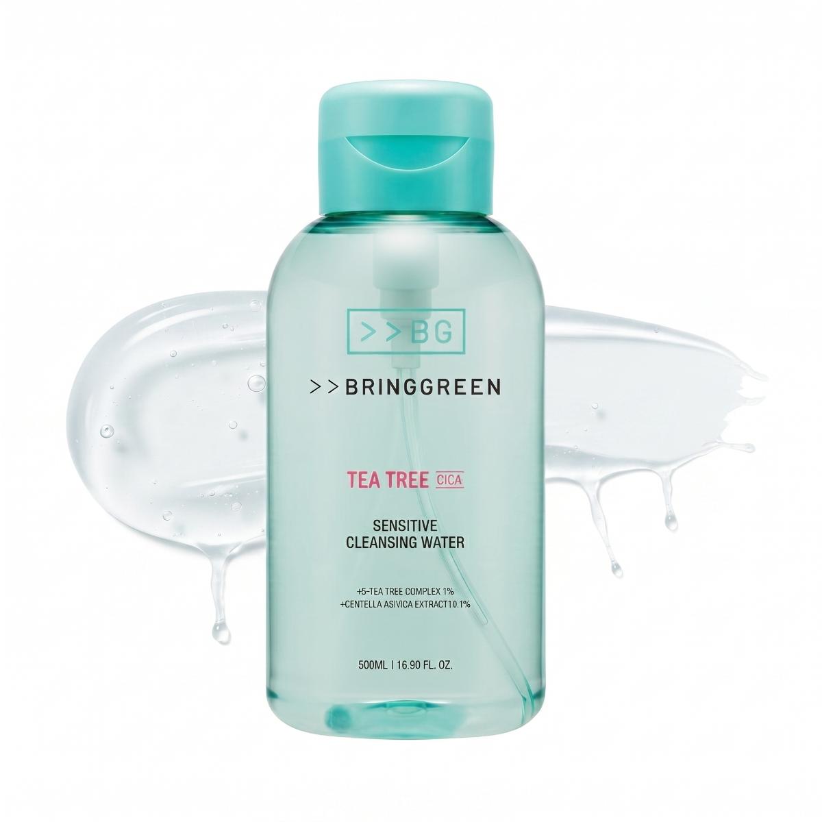 BRINGGREEN Tea Tree Cica Sensitive Cleansing Water 500ml
