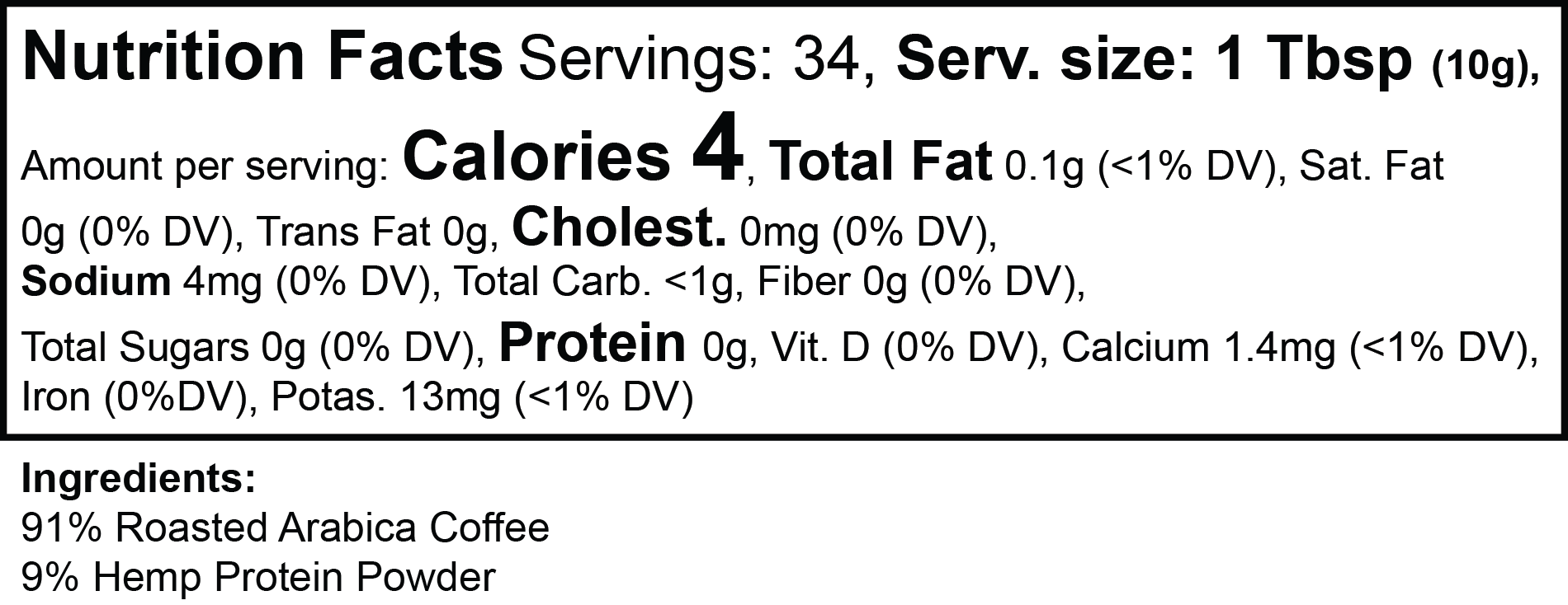 Hemp Harvest Coffee (Medium Roast) Dark Chocolate, Nutty, Full Body - Cart2u.ro