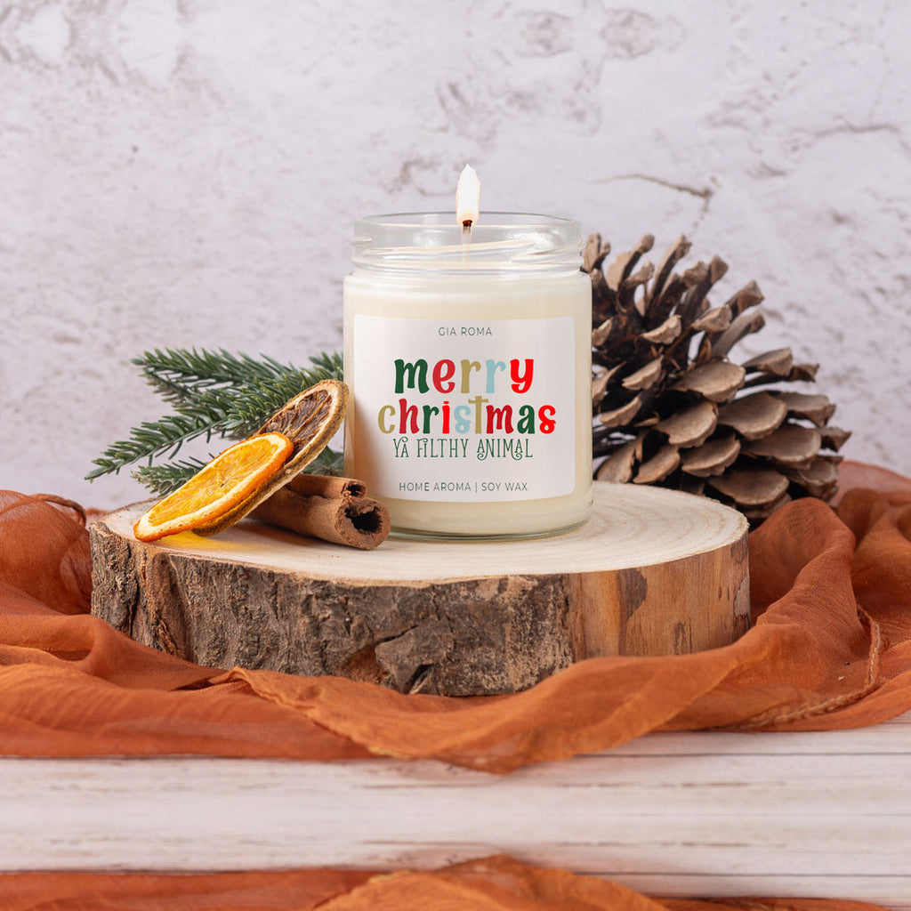 Merry Christmas Candle - Cart2u.ro