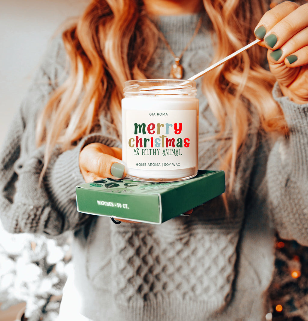 Merry Christmas Candle - Cart2u.ro