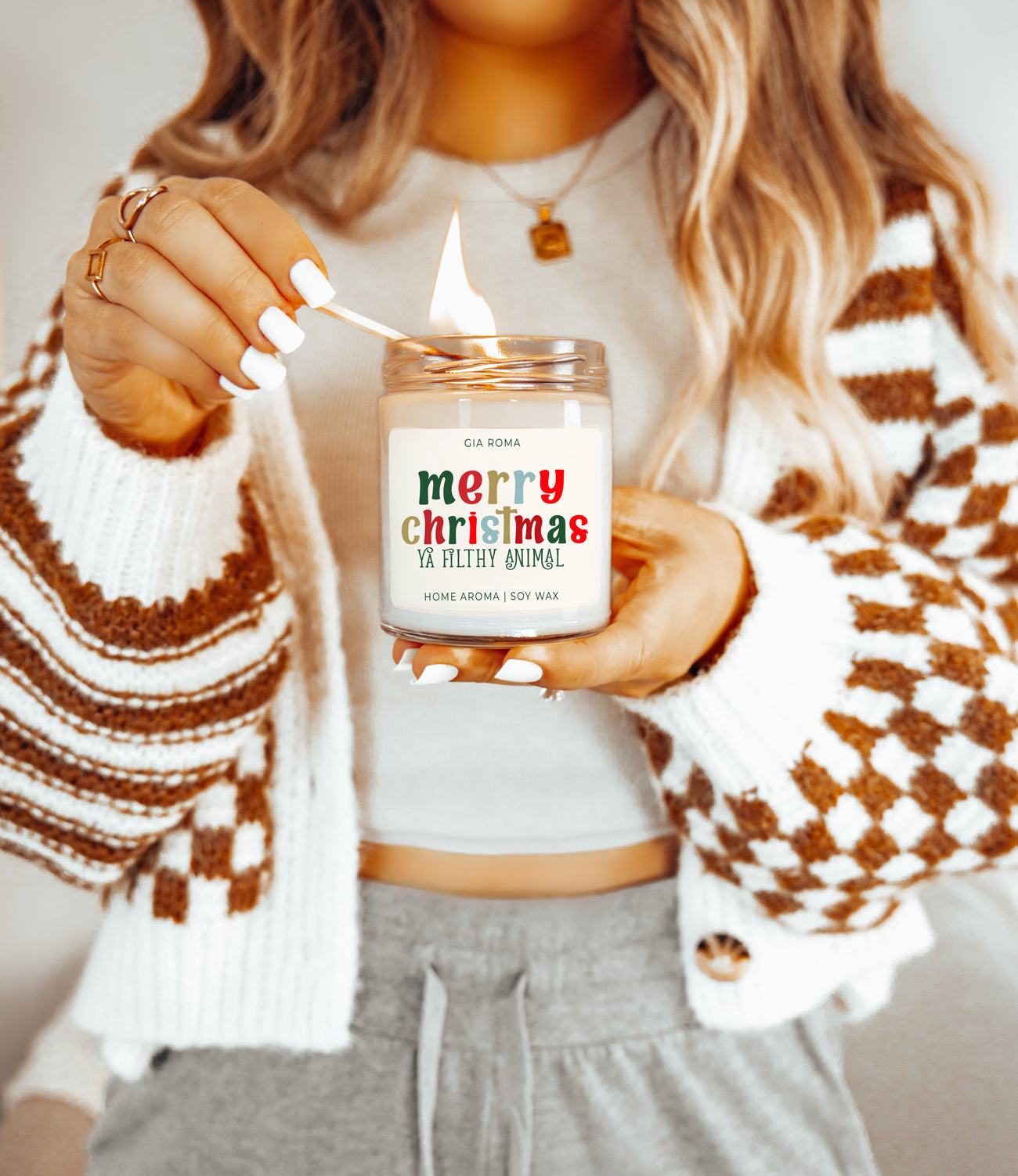 Merry Christmas Candle - Cart2u.ro