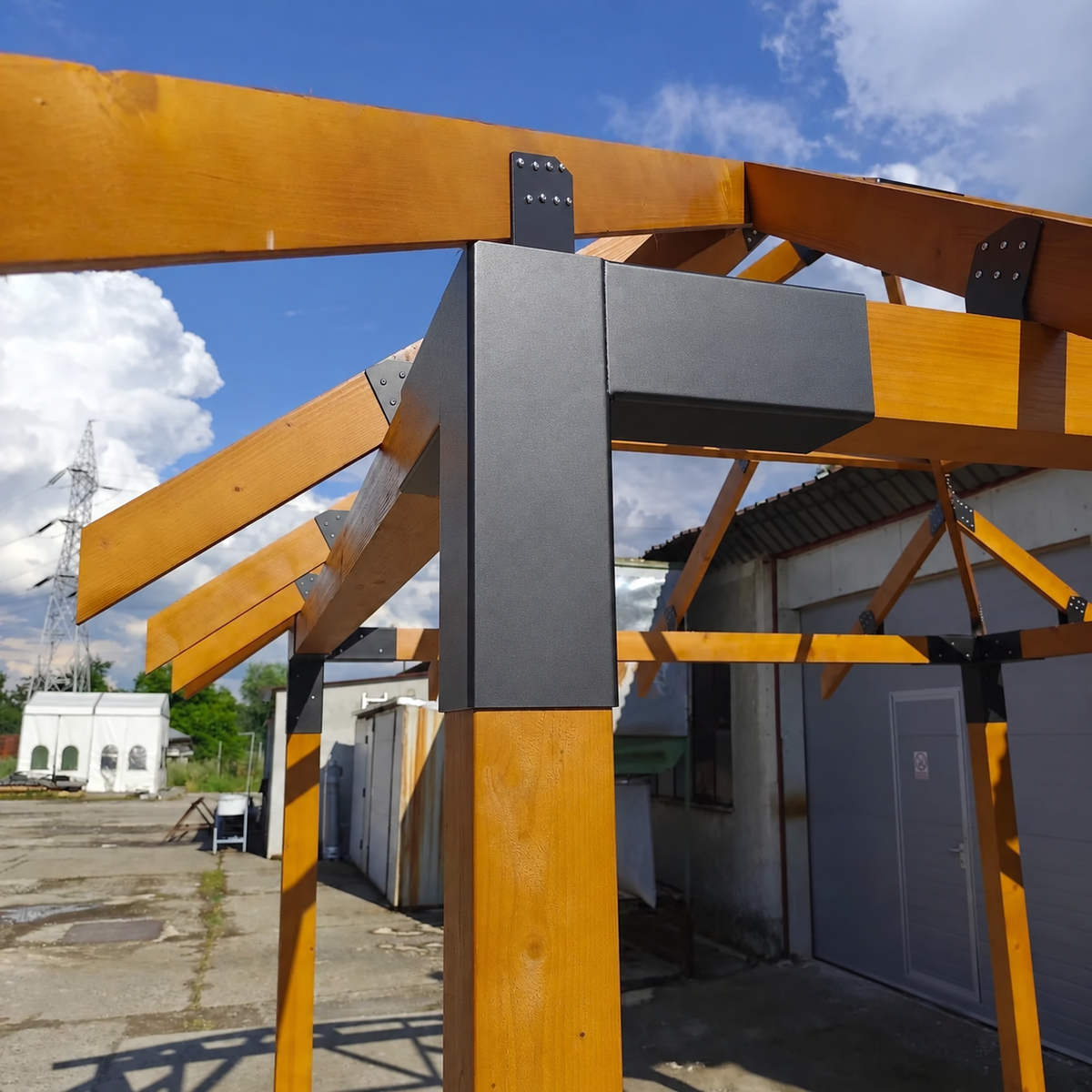 Foișor lemn 3x3m - Bucovina Foisor-Lemn.ro