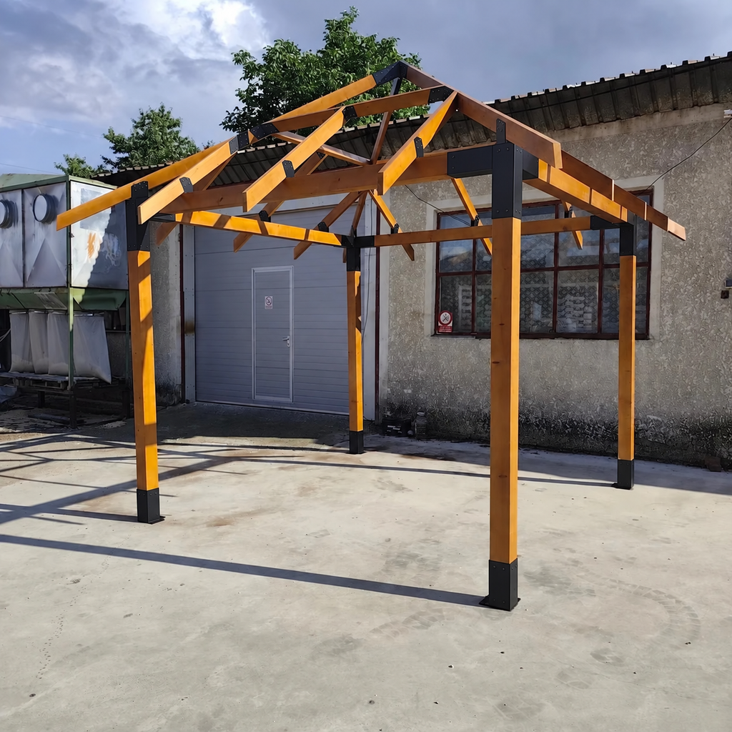 Foișor lemn 3x3m - Bucovina Foisor-Lemn.ro