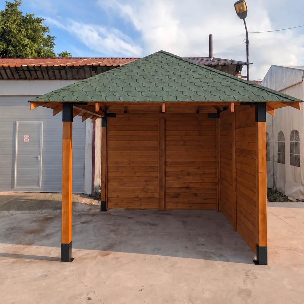 Foișor lemn 3x3m - Bucovina Foisor-Lemn.ro