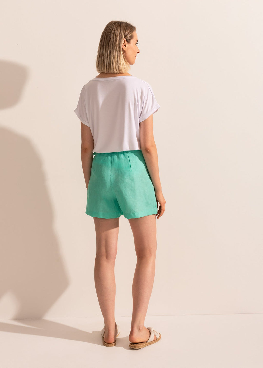 Fustă Pantalon Pure Linen Sofiaman.ro
