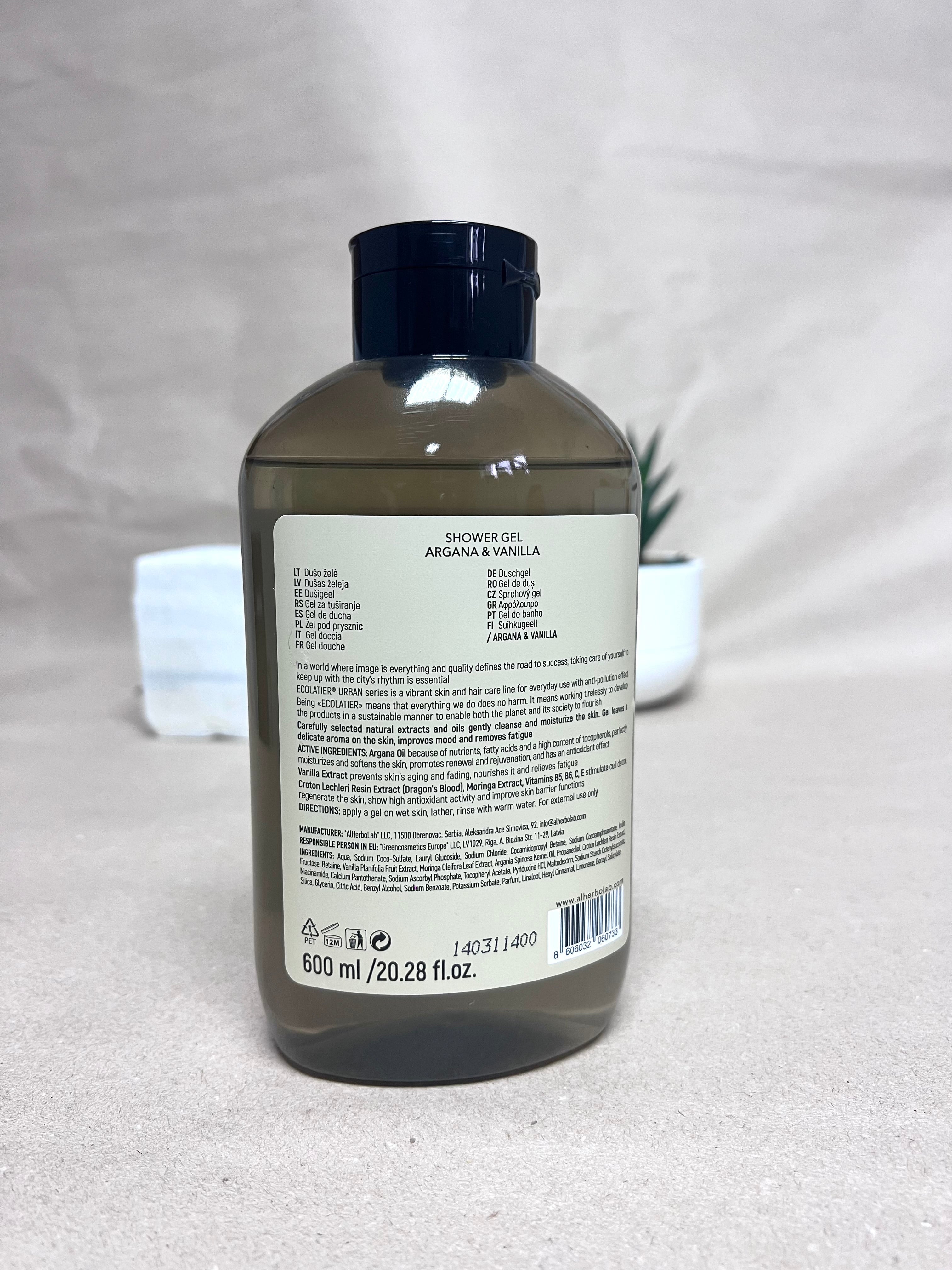 Gel De Duș Cu Argan Și Vanilie Sofiaman.ro