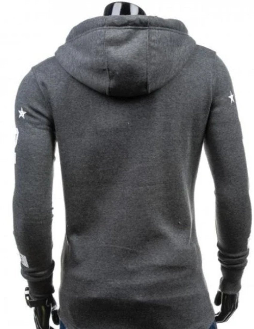 Mens Street Style Biker Hoodie - Cart2u.ro