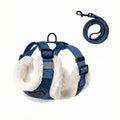 Set Ham Plush + lesă, ajustabil, pentru câini și pisici Petora