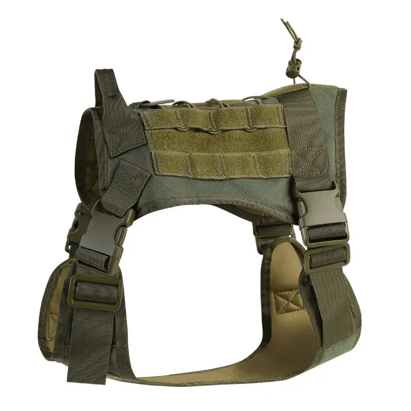 Ham militar ajustabil pentru câini, verde Petora