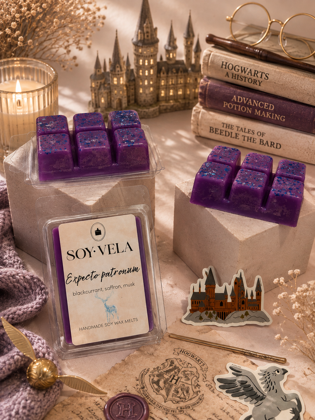 Ceară parfumată Expecto patronum SOY VELA