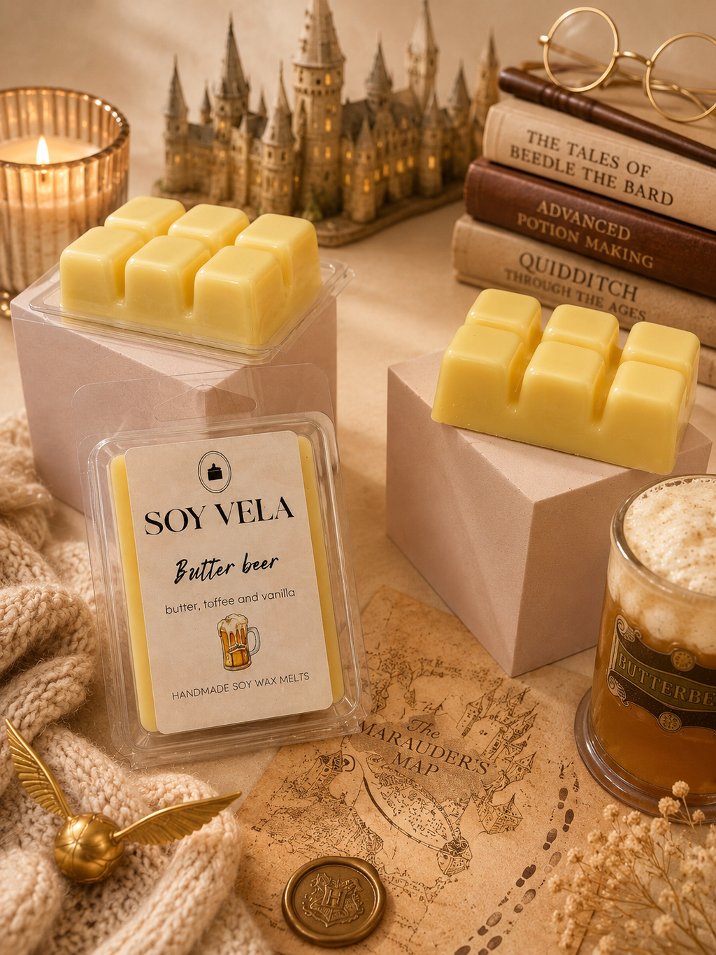 Ceară parfumată Butter beer SOY VELA
