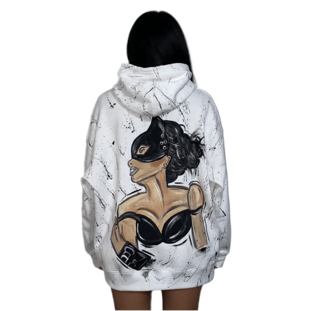 Hoodie Feminin Artistic - Handpainted Premium Allabout_painting