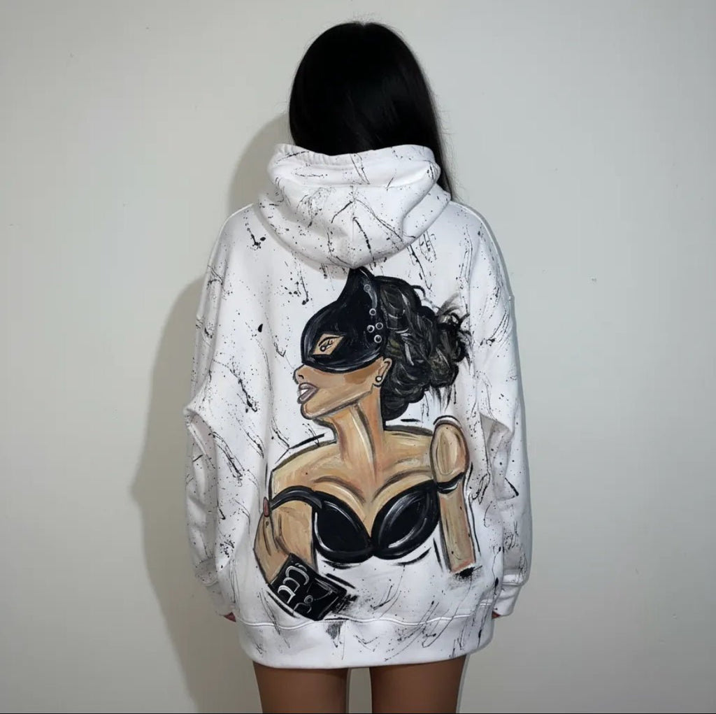 Hoodie Feminin Artistic - Handpainted Premium Allabout_painting