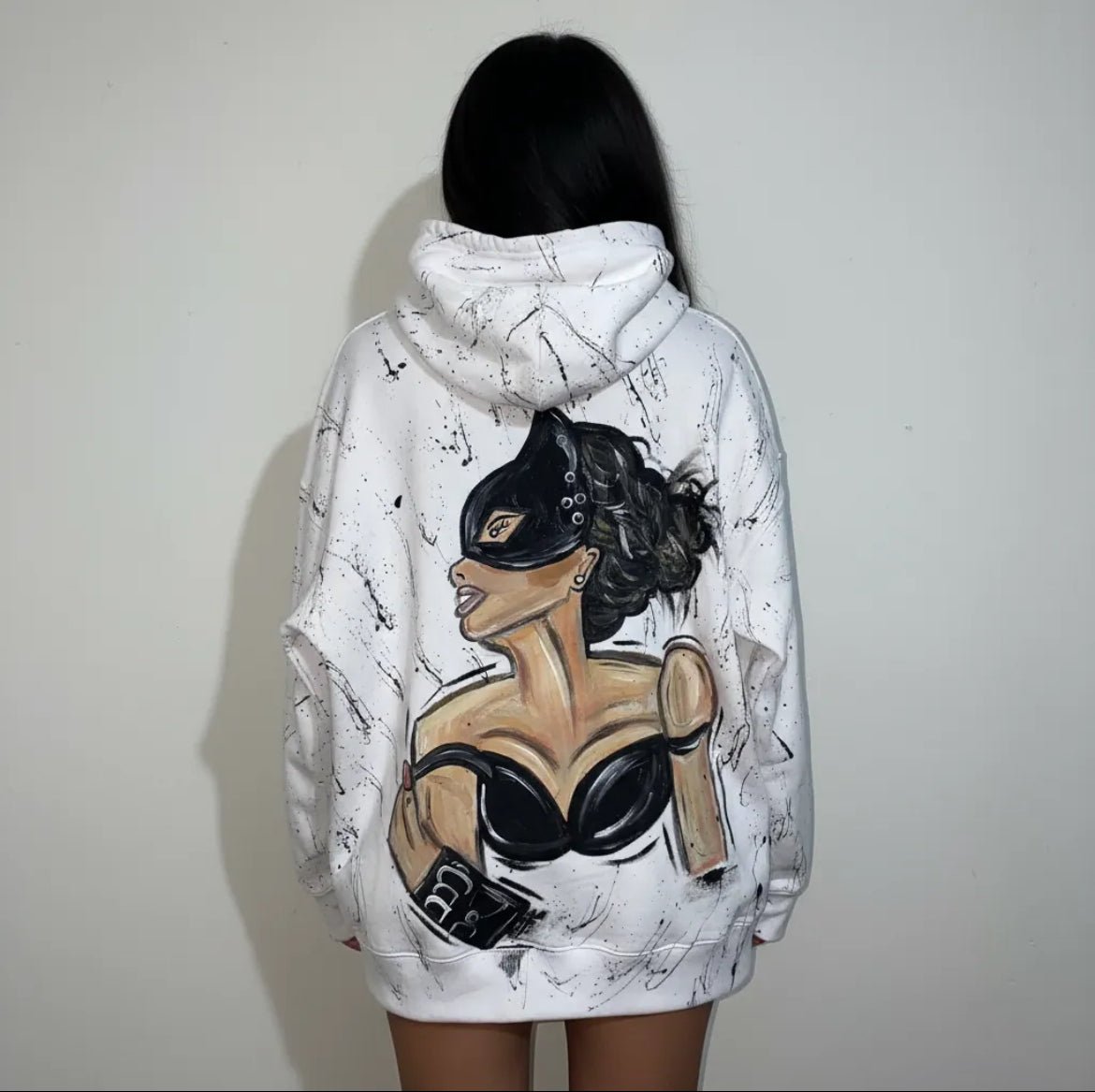 Hoodie Feminin Artistic - Handpainted Premium Allabout_painting