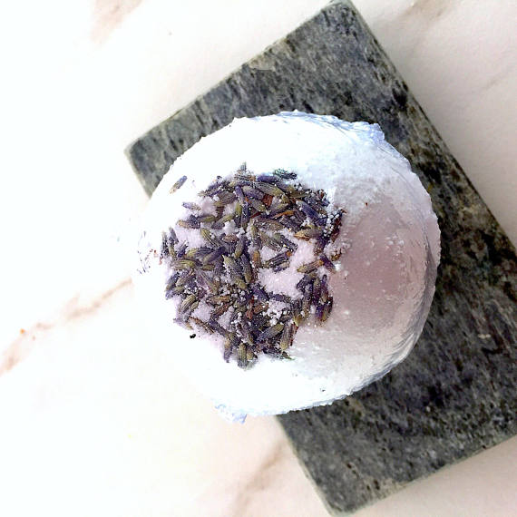 Organic Bath Bomb Calm Bomb- TWO SIZES lavender - Cart2u.ro