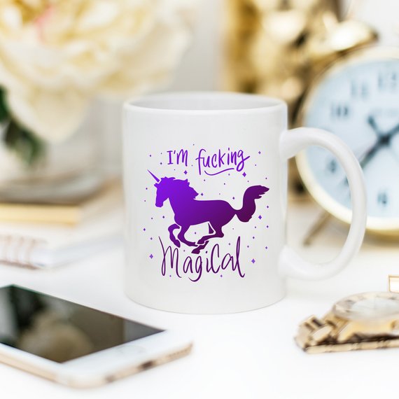 I'm F*cking Magical Unicorn Mug, Unicorn Mug, - Cart2u.ro