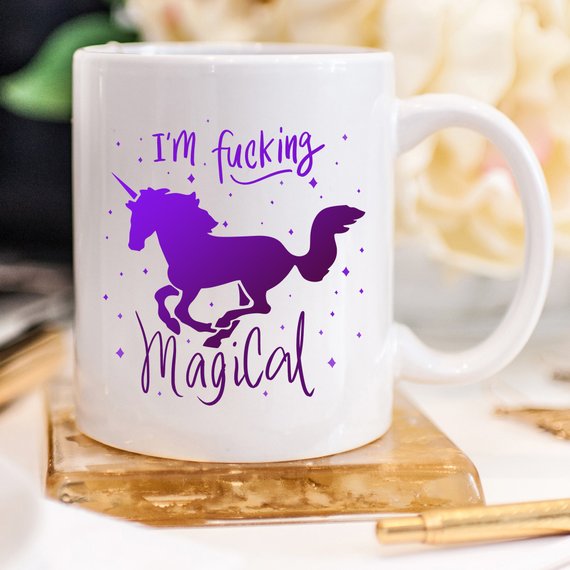 I'm F*cking Magical Unicorn Mug, Unicorn Mug, - Cart2u.ro