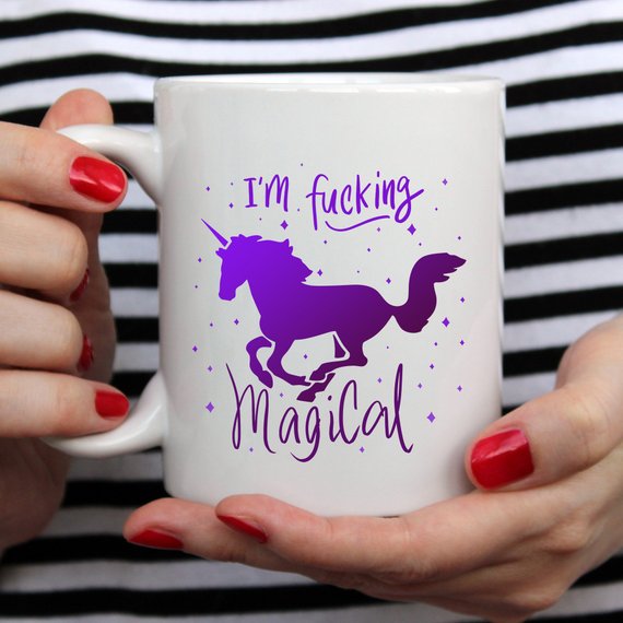 I'm F*cking Magical Unicorn Mug, Unicorn Mug, - Cart2u.ro