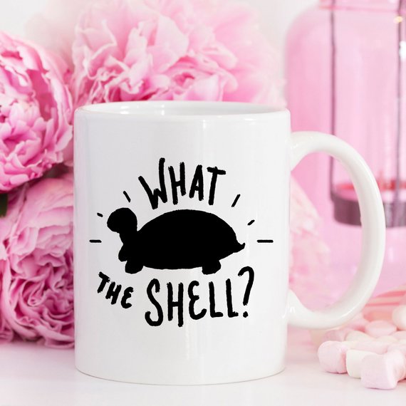 What The Shell? - Turtle Coffee Mug, Turtle Funny - Cart2u.ro