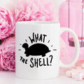 What The Shell? - Turtle Coffee Mug, Turtle Funny - Cart2u.ro