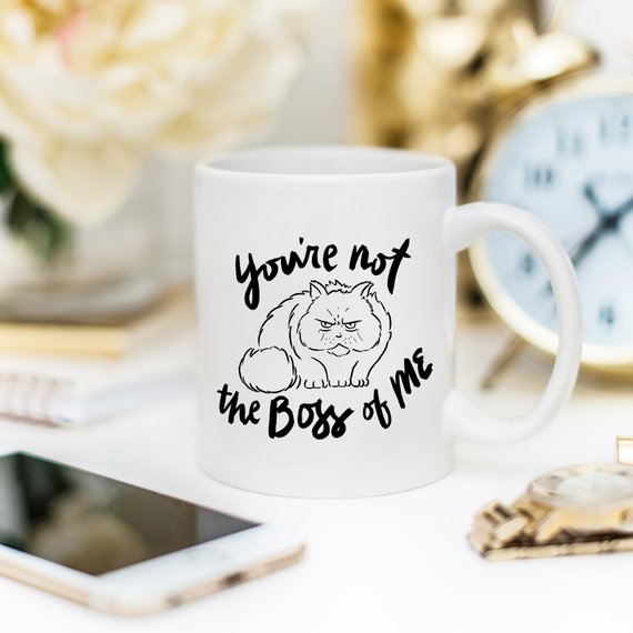 11oz Coffee Mug - You're Not The Boss Of Me - - Cart2u.ro
