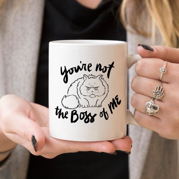 11oz Coffee Mug - You're Not The Boss Of Me - - Cart2u.ro