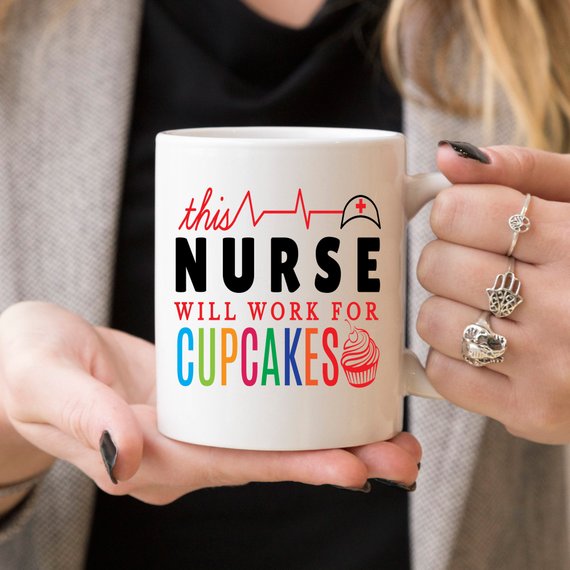 Funny Nurse Mug - This Nurse Will Work For - Cart2u.ro