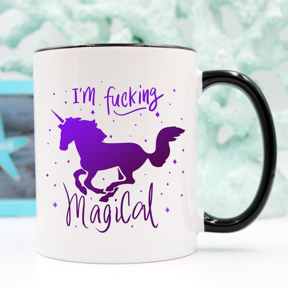 I'm F*cking Magical Unicorn Mug, Unicorn Mug, - Cart2u.ro