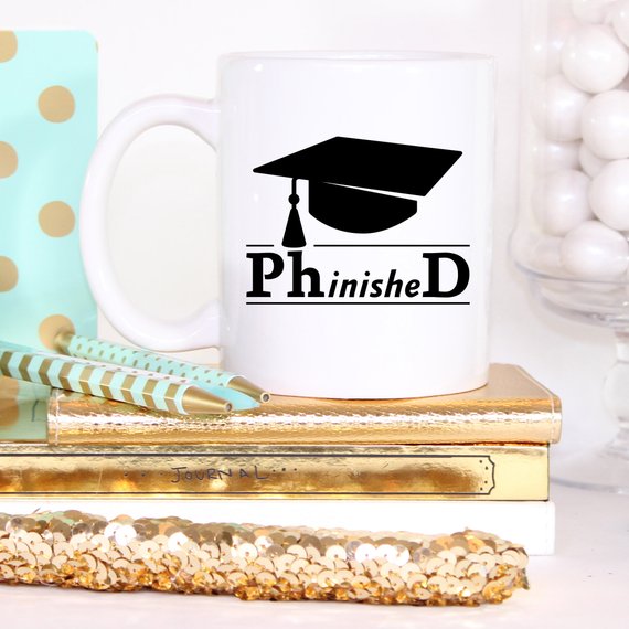 PhinisheD - 11oz Coffee Mug - College PHD - Cart2u.ro