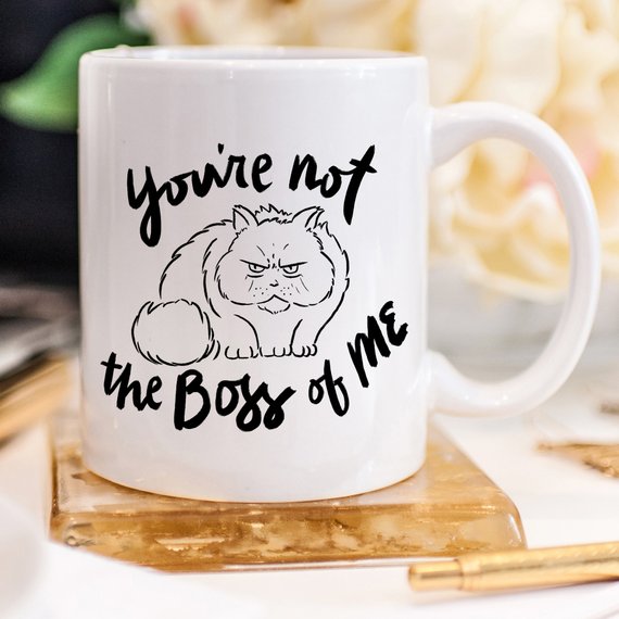 11oz Coffee Mug - You're Not The Boss Of Me - - Cart2u.ro