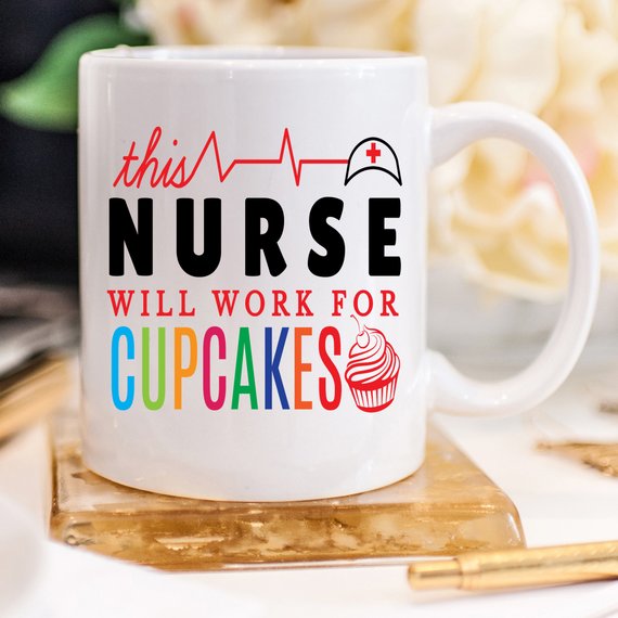 Funny Nurse Mug - This Nurse Will Work For - Cart2u.ro