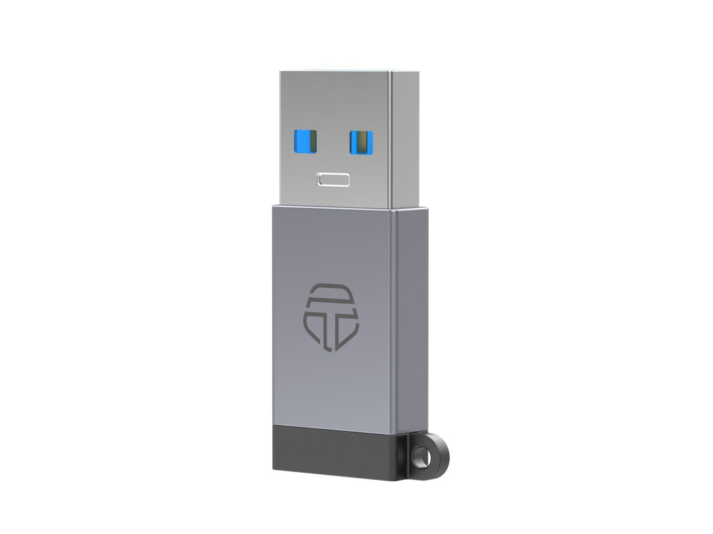 Techancy Adaptador USB-A para USB-C OTG KK2110 , liga de alumínio,