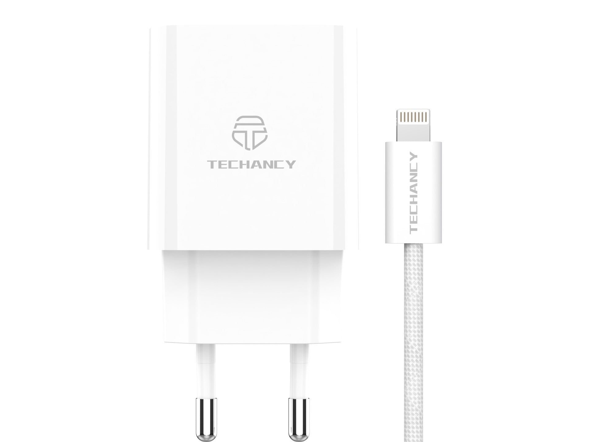 Techancy Încărcător USB-A+USB-C+USB-C TA2822, 45W PD, cu Cablu USB-C