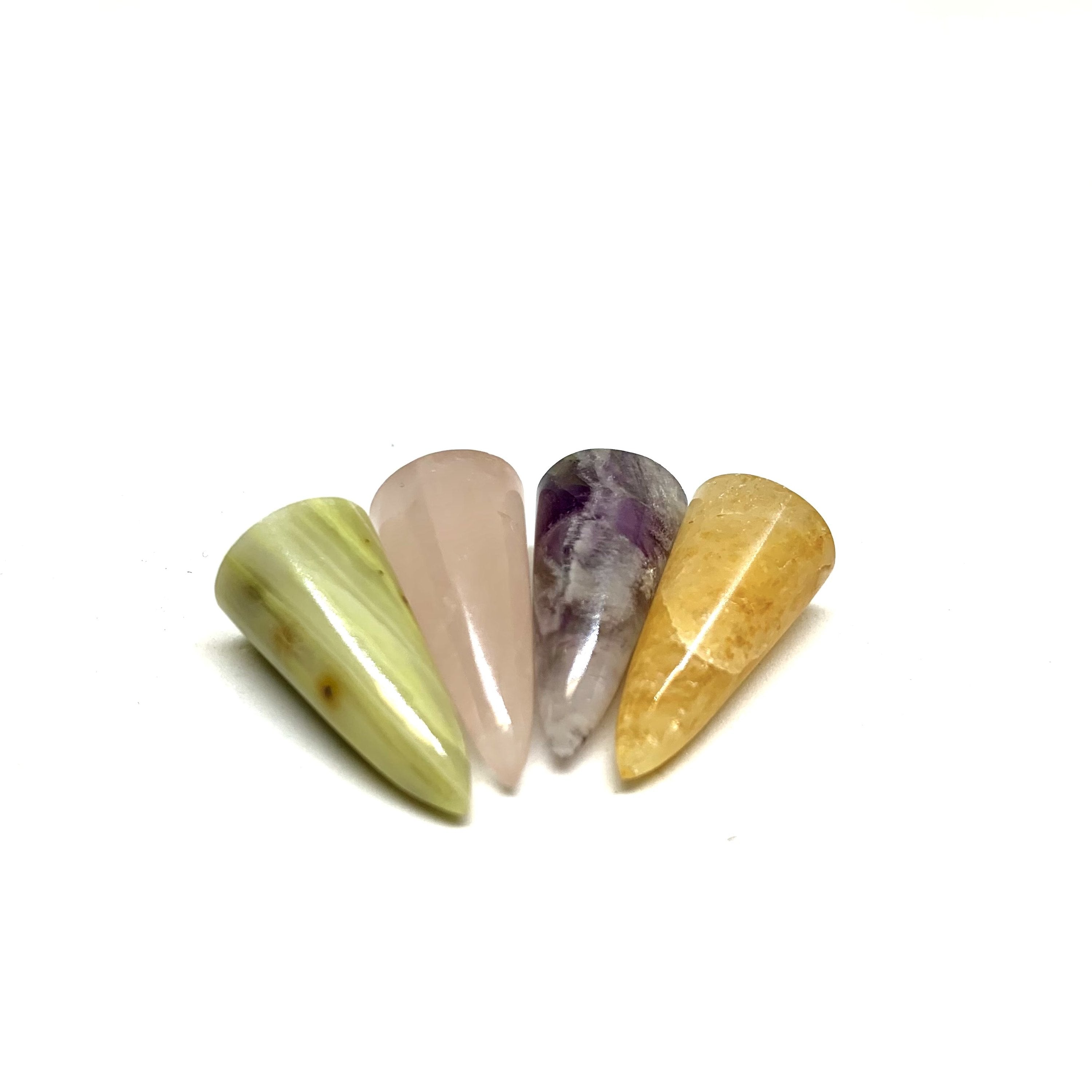 Natural Gemstone Pendulum Set of 4 - Cart2u.ro
