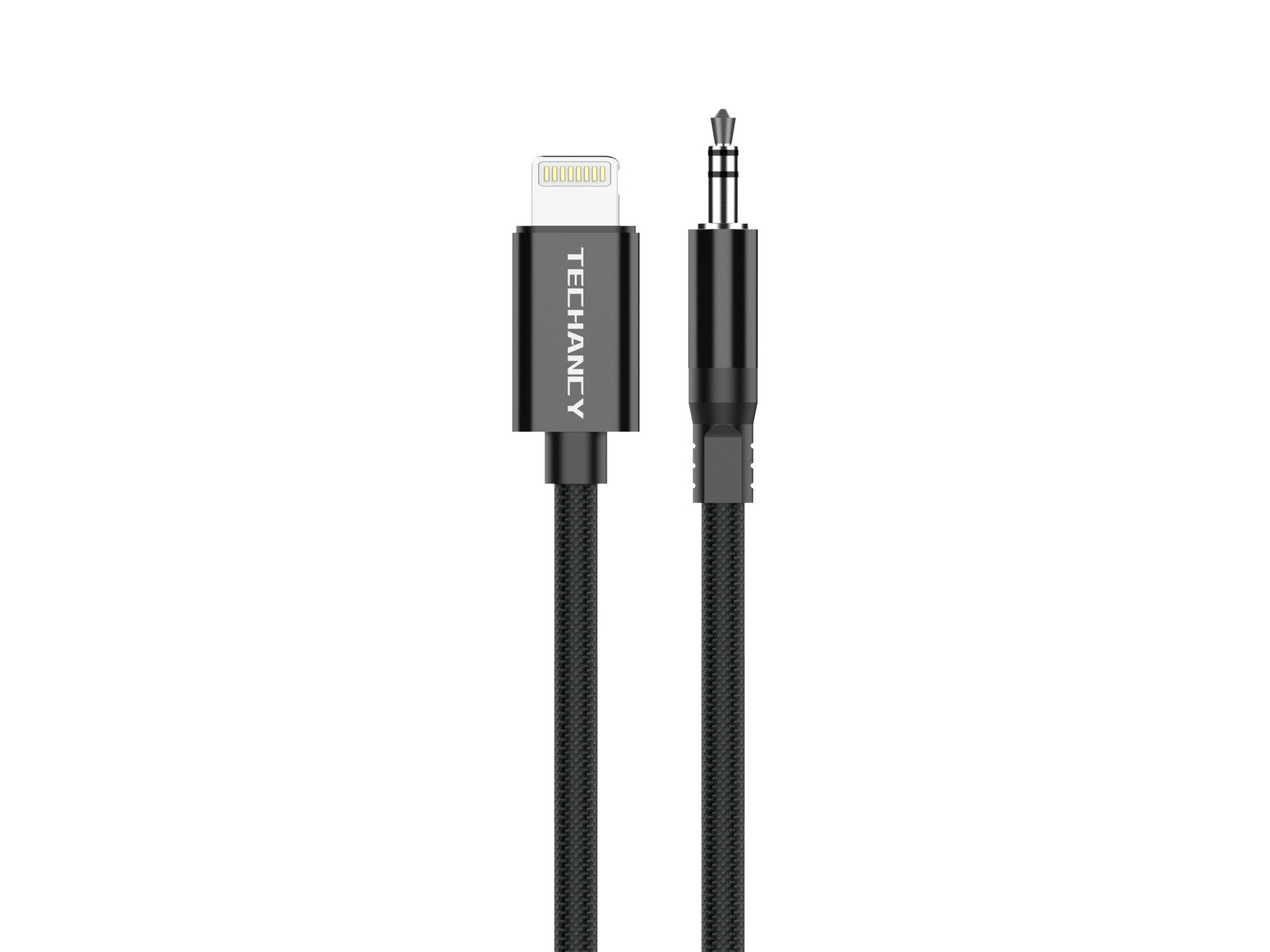 Techancy Cabo Audio Digital KQ2604 8-Pin para 3.5mm, 1M, Trancado,