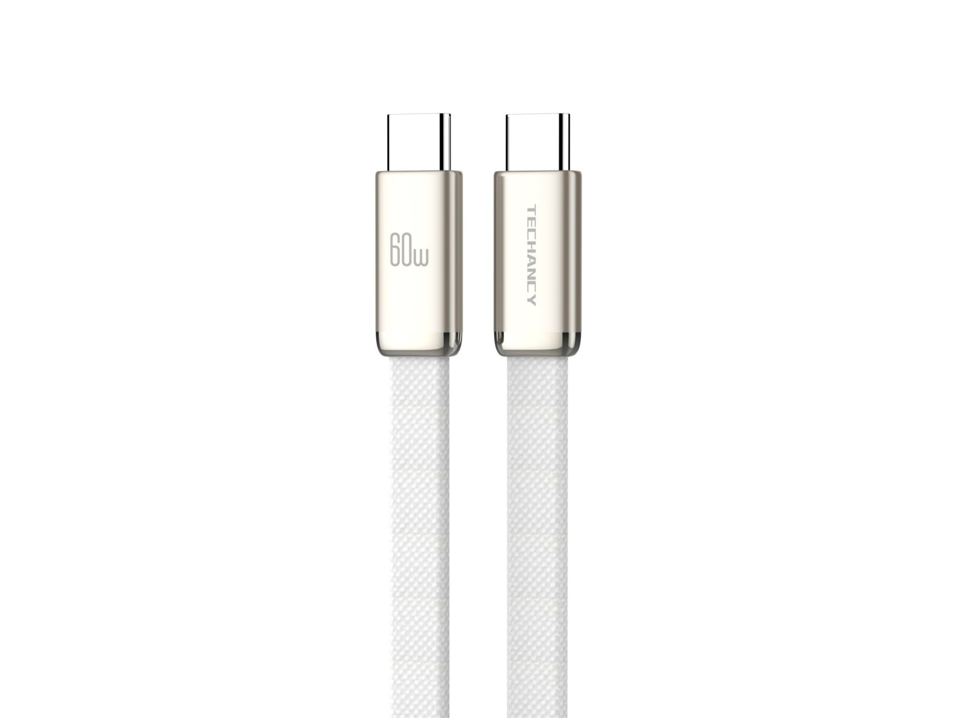 Techancy Cabo de Dados USB C para USB C 60W TB1804 Carregamento Rapido