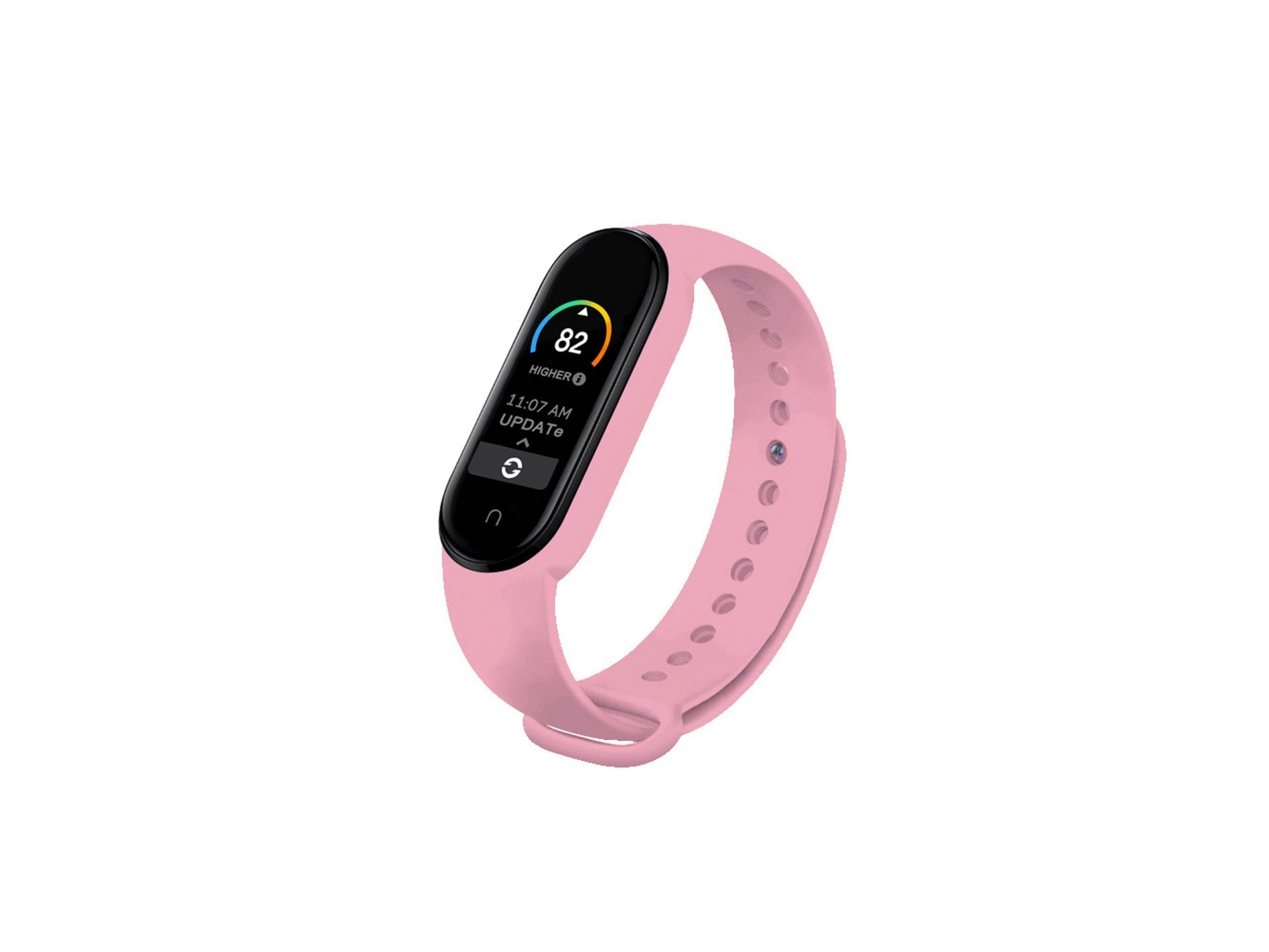 Techancy Pulseira De Silicone Rosa KC2105, Compatível Com A Mi5/6