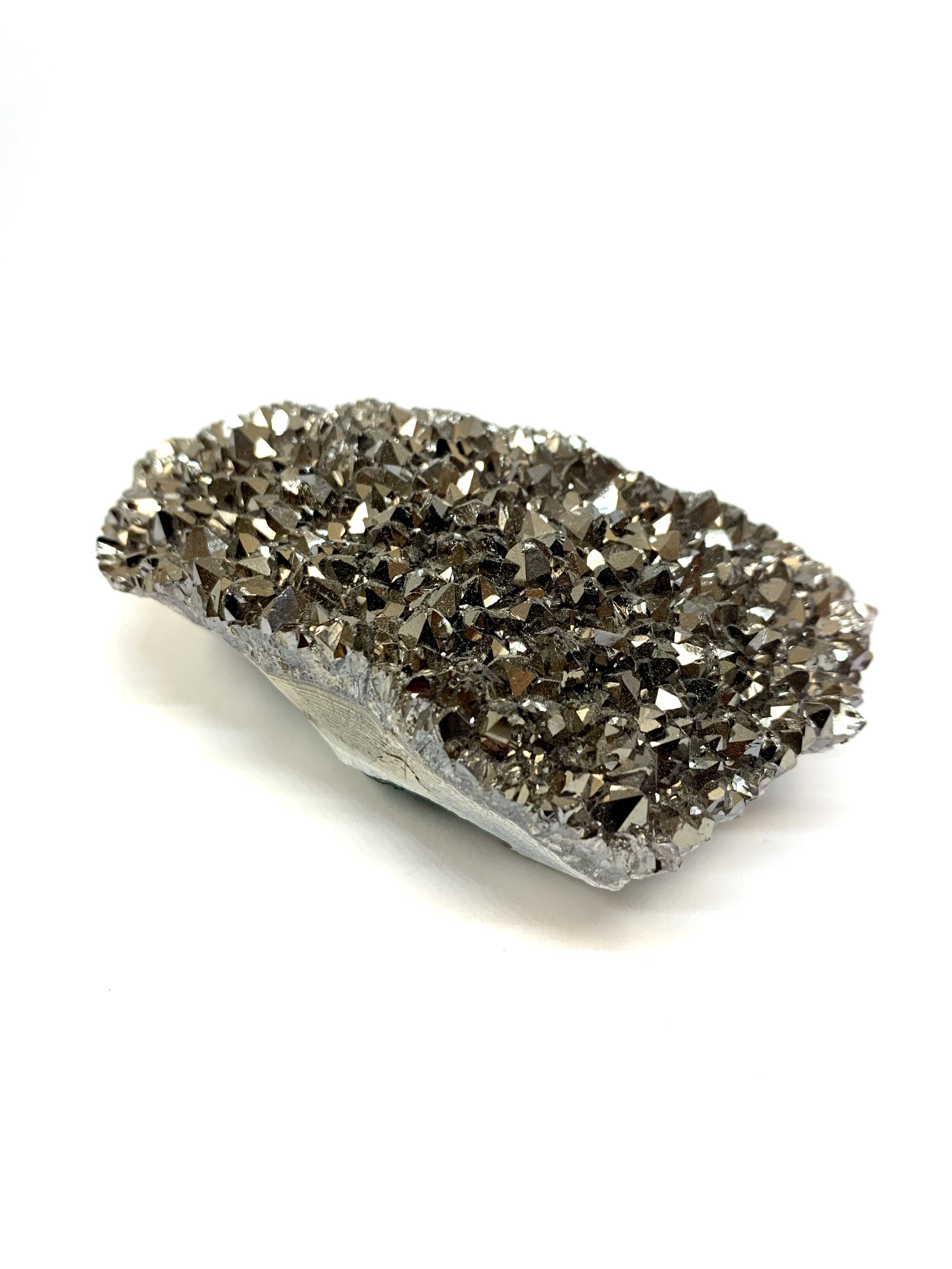 Silver Aura Amethyst Cluster - Cart2u.ro