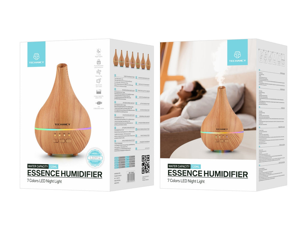 Difusor de aromaterapia Techancy, LD3914, com função humidificadora,