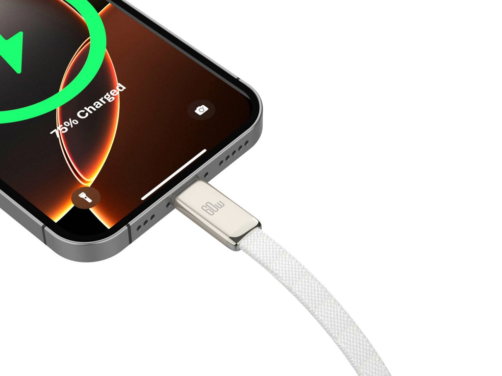 Techancy Cabo de Dados USB C para USB C 60W TB1804 Carregamento Rapido