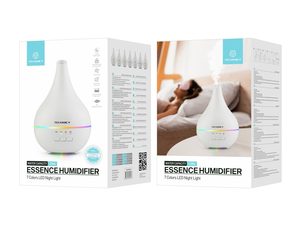Difusor de aromaterapia Techancy, LD3914, com função humidificadora,