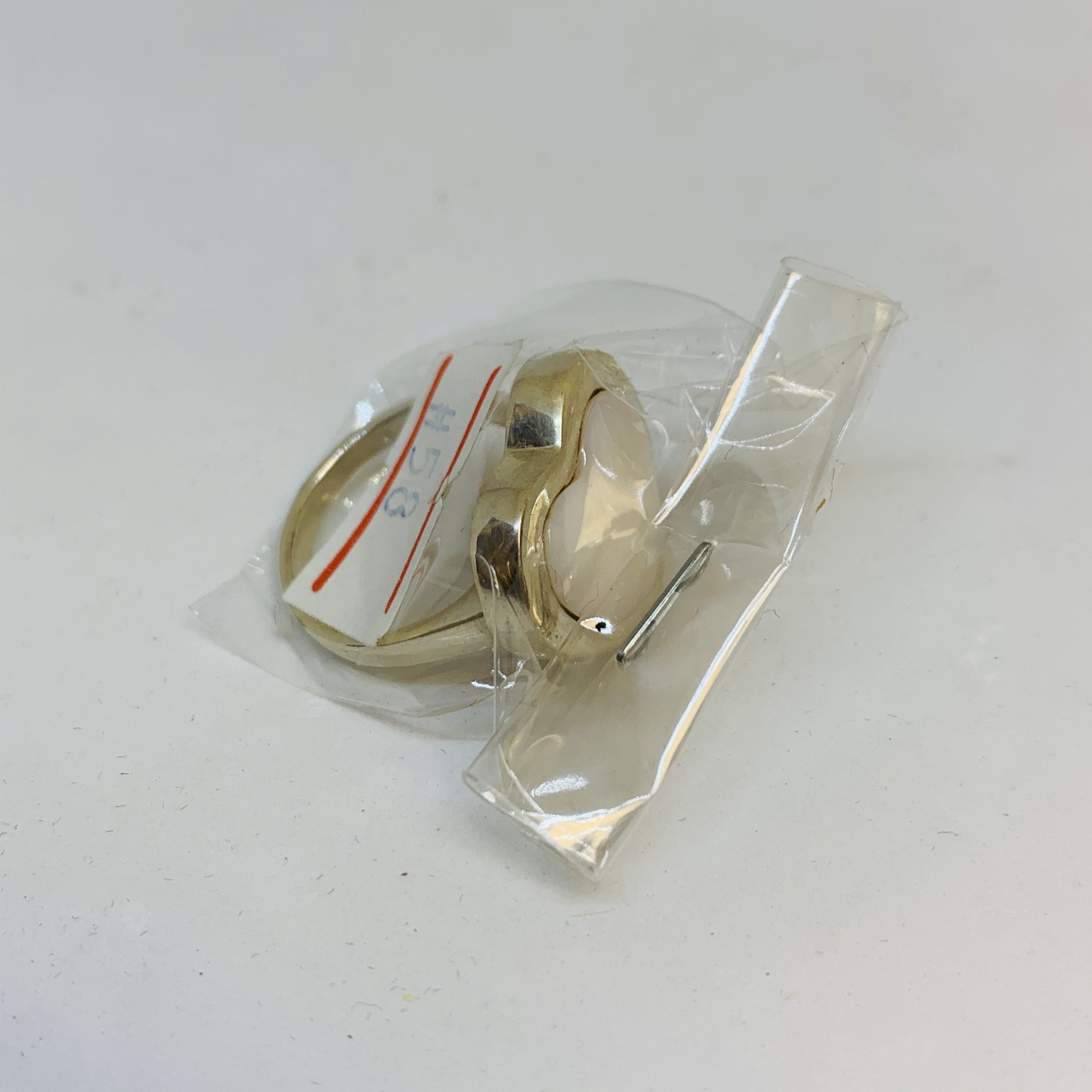 Silver Mother Of Pearl Ring (Heart) - Cart2u.ro