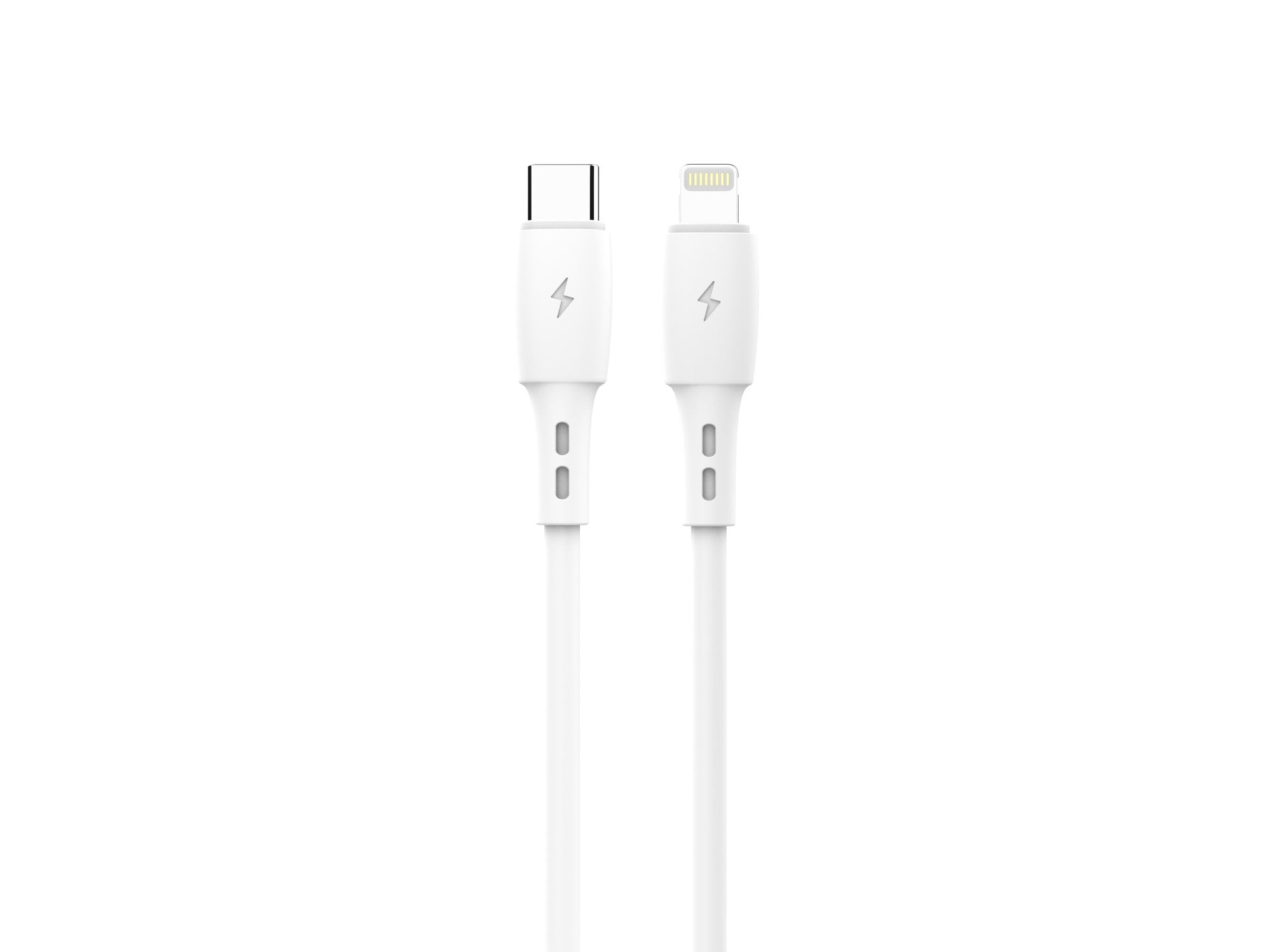 Techancy Cabo De Dados USB C to Lightning Branco TB1778, Carregamento