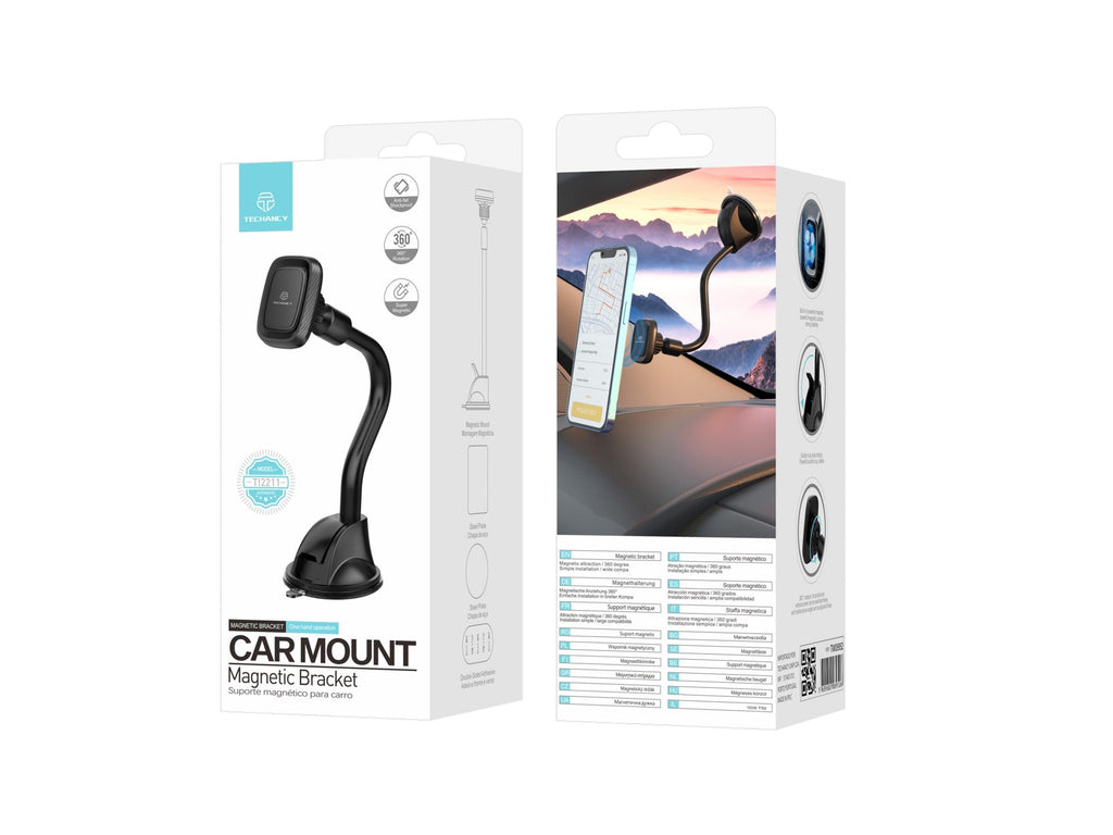 Techancy Suporte Magnético Para Telemóvel Car Preto Ti2211, Forte