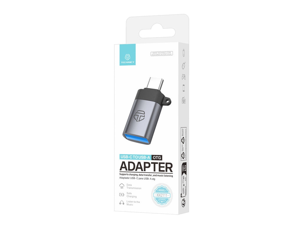 Techancy Adaptador USB-C para USB-A OTG  KK2111, Alta Velocidade de